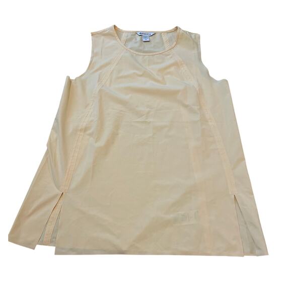 Women’s Athleta Butter Yellow Tank Slit Feature Polyester Top - Picture 1 of 6
